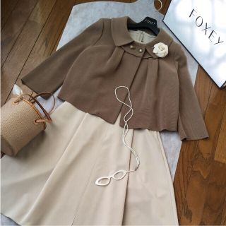 フォクシー(FOXEY)のフォクシー♡ジャケット38♡アナイ エムプルミエ ルネ エムズグレイシィ エフデ(ニットコート)