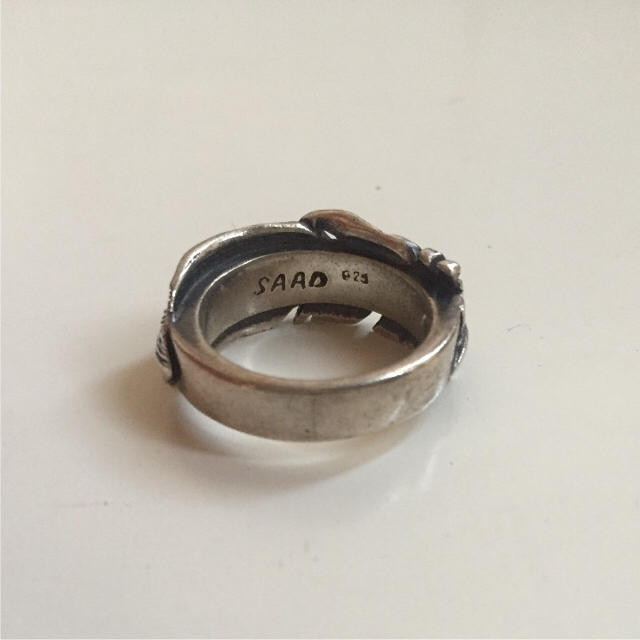 貴重！ SAAD サード シルバー 925 フェザー アバホ リング メンズのアクセサリー(リング(指輪))の商品写真