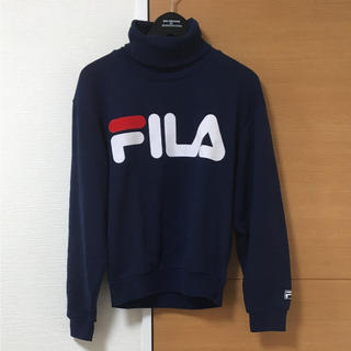 フィラ(FILA)のFILA ハイネック トレーナー スウェット シュプリームデカロゴ フリーサイズ(トレーナー/スウェット)