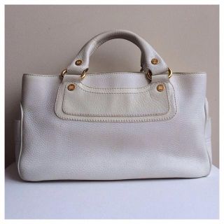 セリーヌ(celine)のCELINE ブギーバッグ 白 USED(ハンドバッグ)