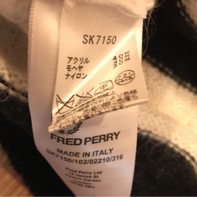 FRED PERRY(フレッドペリー)のフレッドペリーのセーター レディースのトップス(ニット/セーター)の商品写真