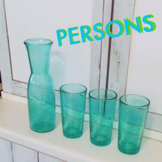 パーソンズ(PERSON'S)の美品★PERSONSピッチャー&グラスSet(グラス/カップ)