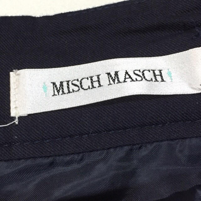 MISCH MASCH(ミッシュマッシュ)のネイビーチェックスカート レディースのスカート(ひざ丈スカート)の商品写真