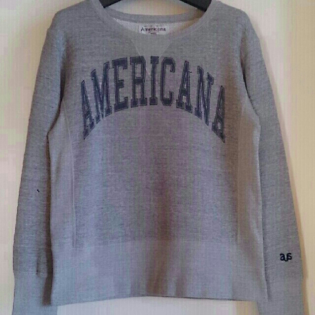 AMERICANA(アメリカーナ)の値下げ☆AMERICANAアメリカーナ☆ロゴ入りスウェット♪トレーナー美品 レディースのトップス(トレーナー/スウェット)の商品写真