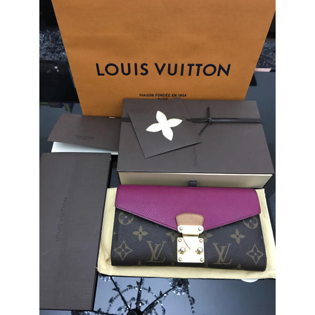 LOUIS VUITTON(ルイヴィトン)の良品 ♡ ルイヴィトン 長財布 パラス ♡ グレープ ♡ レディースのファッション小物(財布)の商品写真