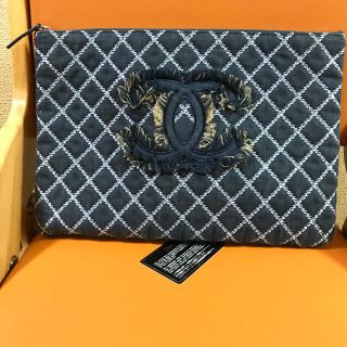 シャネル(CHANEL)の【正規品】デニムクラッチ (クラッチバッグ)