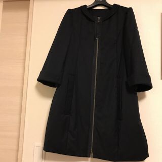 フォクシー(FOXEY)のFOXEY 中綿 タキシードクッション【お値段見直しました】(ロングコート)