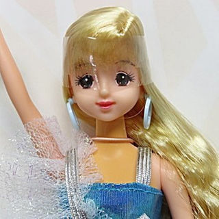 タカラ 着せ替え人形 ジェニー 1991年 アイドルジェニー ブルー 海辺の貝殻