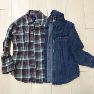 ギャップキッズ(GAP Kids)のシャツ130二枚セット(ブラウス)