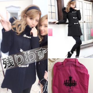 レディー(Rady)のRady リアルフォックスファー ビジューダッフルコート♡(ダッフルコート)