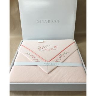 ニナリッチ(NINA RICCI)の【更に値下げ】☆ニナリッチ  四方ヘム綿毛布 新品未使用(毛布)