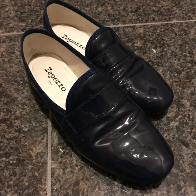 repetto(レペット)のレペット マイケル クラシックブルー 38 レディースの靴/シューズ(ローファー/革靴)の商品写真