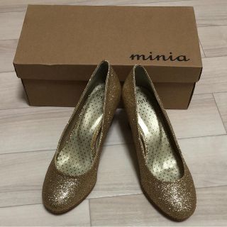 値下げ！グリッターパンプス  minia(ハイヒール/パンプス)