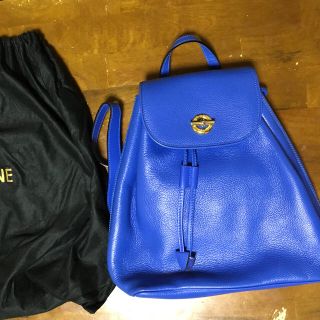 セリーヌ(celine)のCELINE ブルー バッグ(リュック/バックパック)