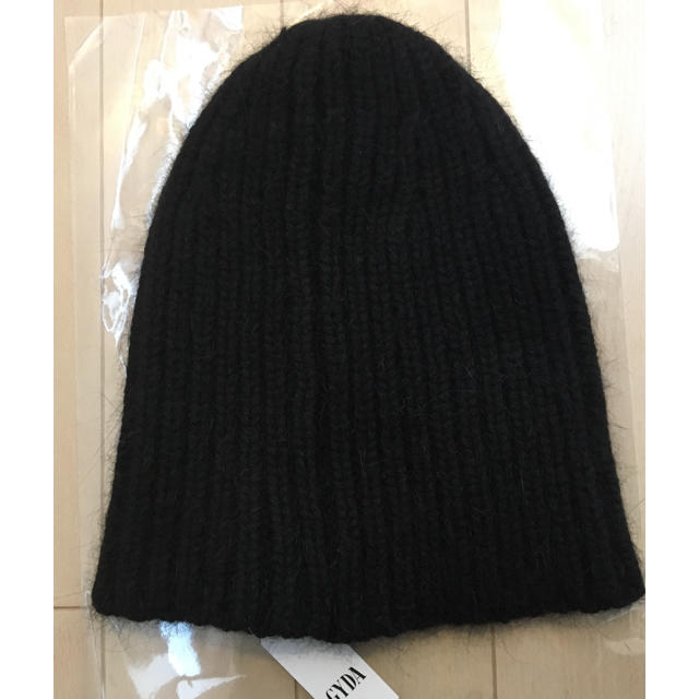 【新品・未使用】GYDA  ニット帽 ブラック レディースの帽子(ニット帽/ビーニー)の商品写真