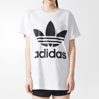 アディダス(adidas)のM【新品/即日発送OK】adidas オリジナルス ビッグロゴ Tシャツ 白(Tシャツ(半袖/袖なし))