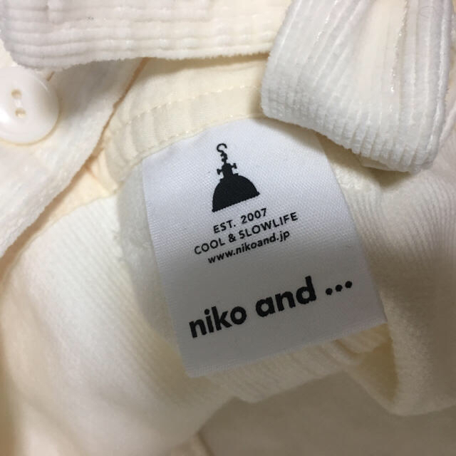 niko and...(ニコアンド)のniko and...♡コーデュロイ サロペット レディースのパンツ(サロペット/オーバーオール)の商品写真