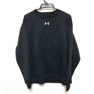 アンダーアーマー(UNDER ARMOUR)のアンダーアーマー UNDER ARMOR スウェット ビッグシルエット 黒 古着(スウェット)