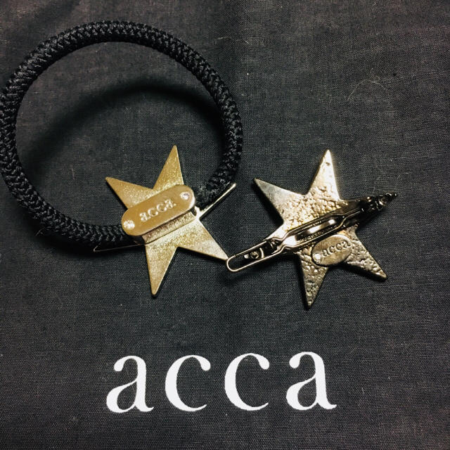 限定♡2点セット♡acca♡ハッピーホリデー♡スターポニー♡カエルピン♡