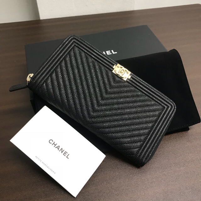 CHANEL - 17-18AW新作 CHANELシャネル シェブロンYEN長財布 新品の通販 by Deft gnnk｜シャネルならラクマ