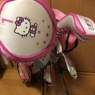 子供キッズ用 HELLO KITTY ハローキティ ジュニアゴルフセット