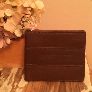 ザノベッティー(ZANOBETTI)のお値下げ‼︎新品未使用‼︎ ZANNOBETTY★ 牛革財布(折り財布)