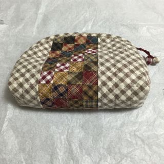 ハンドメイド パッチワーク ポーチ(ボディバッグ/ウエストポーチ)