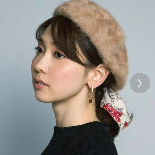 PLAIN CLOTHING(プレーンクロージング)の新品♡PLAIN CLOTHINGラビットファーベレー帽 レディースの帽子(ハンチング/ベレー帽)の商品写真