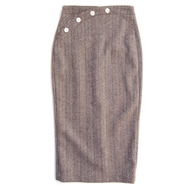 TODAYFUL(トゥデイフル)のMEER. Tight button skirt レディースのスカート(ひざ丈スカート)の商品写真