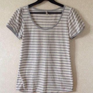 ボーダーカットソー(Tシャツ(半袖/袖なし))