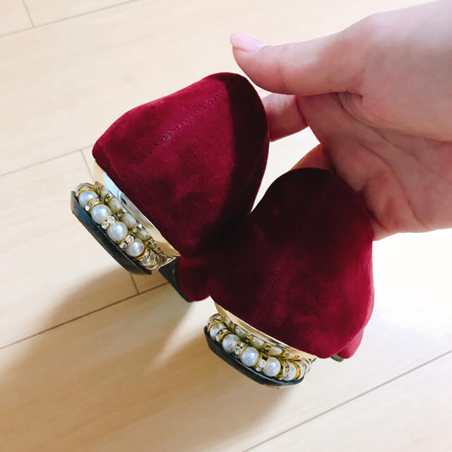 神戸レタス(コウベレタス)のボルドーパンプス レディースの靴/シューズ(ハイヒール/パンプス)の商品写真