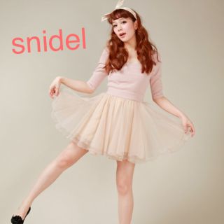 スナイデル(SNIDEL)のsnidel ワンピース (ミニワンピース)