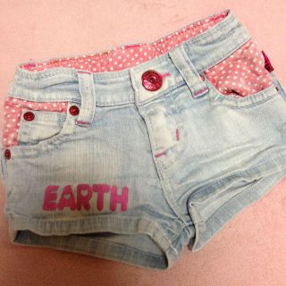 アースマジック(EARTHMAGIC)の女の子デニムショートパンツ(その他)