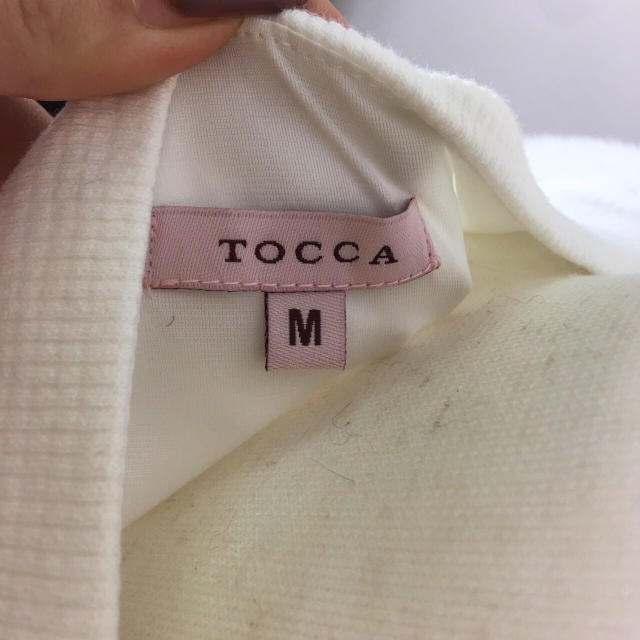 TOCCA(トッカ)のtocca トッカ トップス 白 レディースのトップス(カットソー(半袖/袖なし))の商品写真