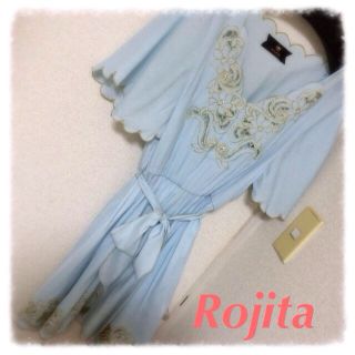 ロジータ(ROJITA)のROJITA♡刺繍入りワンピース(ミニワンピース)