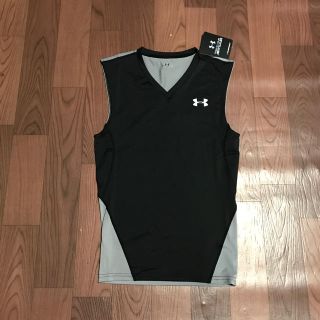 アンダーアーマー(UNDER ARMOUR)のアンダーアーマー ブラック XL ノースリーブ タンクトップ MSC8948(タンクトップ)