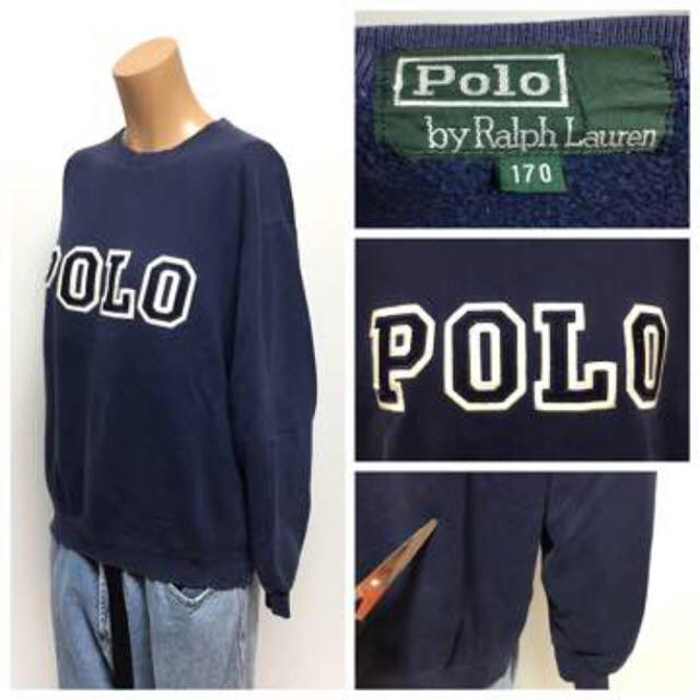 POLO RALPH LAUREN(ポロラルフローレン)の【⬇︎値下げ中¥12000】90's ラルフローレン OLD ヴィンテージ メンズのトップス(スウェット)の商品写真