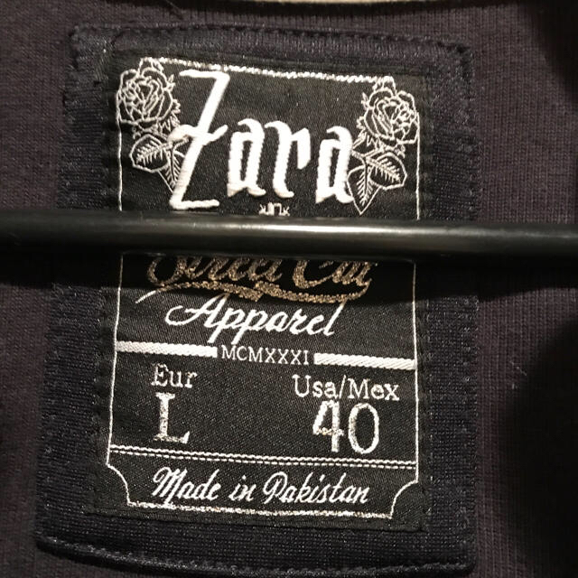 ZARA(ザラ)のZARA ザラ トラックジャケット 黒 メンズのトップス(ジャージ)の商品写真