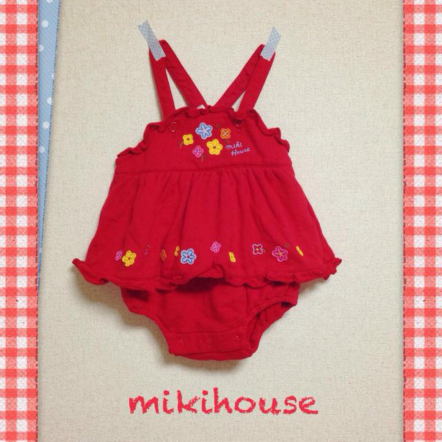 mikihouse(ミキハウス)のミキハウス ロンパス キッズ/ベビー/マタニティのベビー服(~85cm)(ロンパース)の商品写真