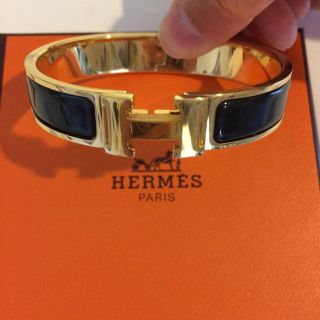 エルメス(Hermes)のエルメス バングル ゴールド HERMES(ブレスレット/バングル)