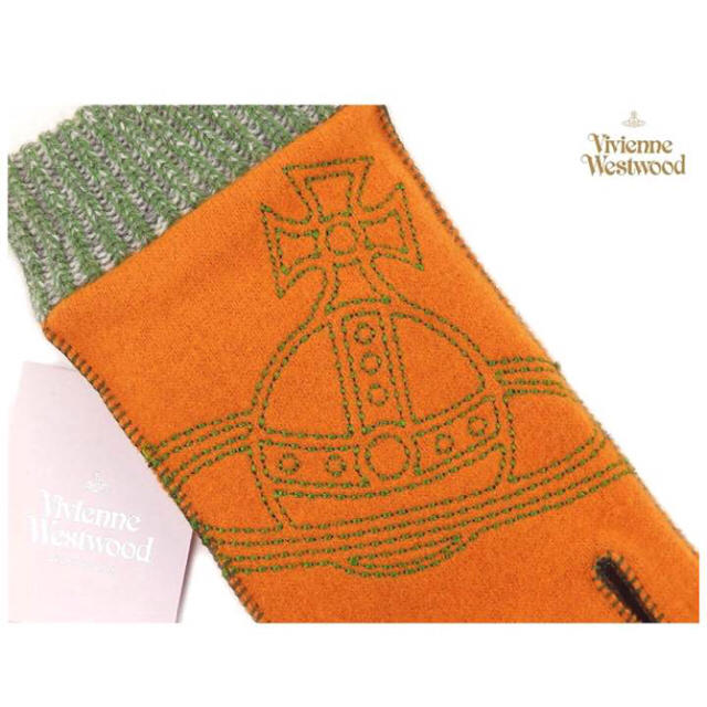 Vivienne Westwood(ヴィヴィアンウエストウッド)の【Vivienne Westwood 】ウール混手袋 ヴィヴィアン グローブ レディースのファッション小物(手袋)の商品写真