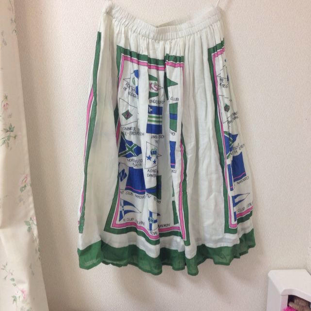 国旗スカート レディースのスカート(ひざ丈スカート)の商品写真