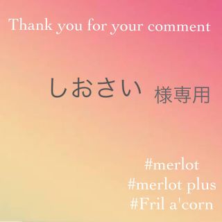 メルロー(merlot)のしおさい様専用 ＊2点(トレーナー/スウェット)