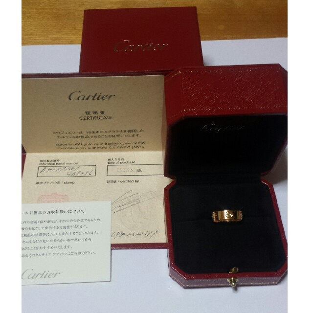 Cartier(カルティエ)のカルティエ　ラブリング レディースのアクセサリー(リング(指輪))の商品写真