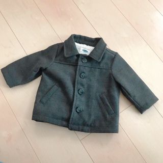 オールドネイビー(Old Navy)の【ちぇりさま専用】OLD NAVYPコート＆baby gapクマさんカバーオール(ジャケット/コート)