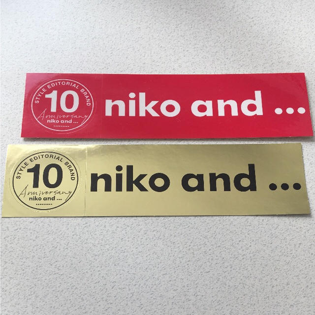 niko and...(ニコアンド)のniko and ステッカー ハンドメイドの文具/ステーショナリー(しおり/ステッカー)の商品写真