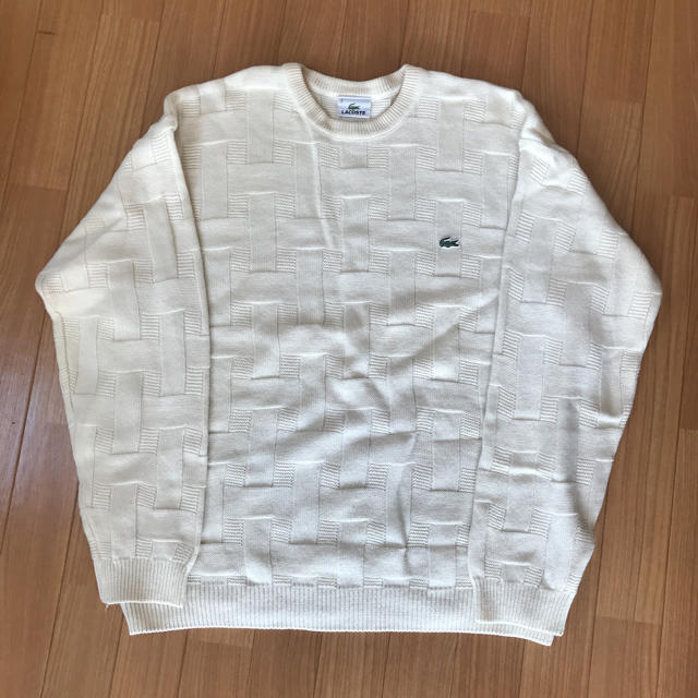 LACOSTE(ラコステ)のラコステ白ニット ariさん専用 レディースのトップス(ニット/セーター)の商品写真