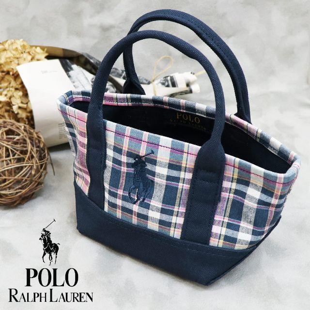 POLO RALPH LAUREN(ポロラルフローレン)のPOLO RALPHLAUREN ラルフローレン ミニトート RA100015A レディースのバッグ(トートバッグ)の商品写真