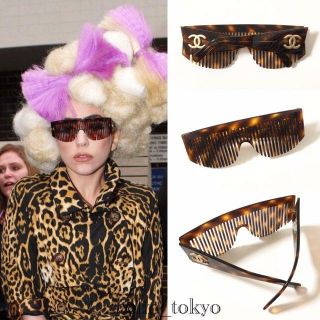 シャネル(CHANEL)の ビンテージ シャネル 超レア品 ヘアコーム サングラス 正規品 E417(サングラス/メガネ)