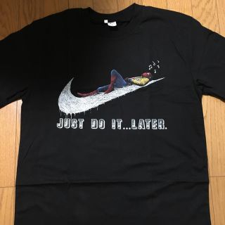 マーベル(MARVEL)の値下げ！！スパイダーマンホームカミングTシャツ just do it later(Tシャツ/カットソー(半袖/袖なし))